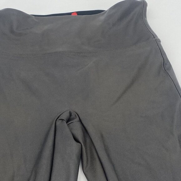 SPANX Women's Size M Faux Leather Gray Coated Leggings Slimming - Picture 8 of 14